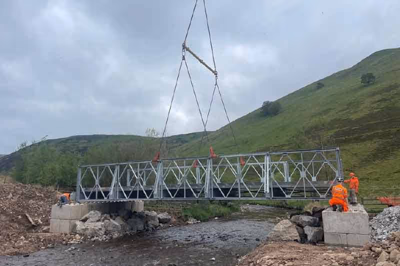 Euroforest Infrastructure bridge construction