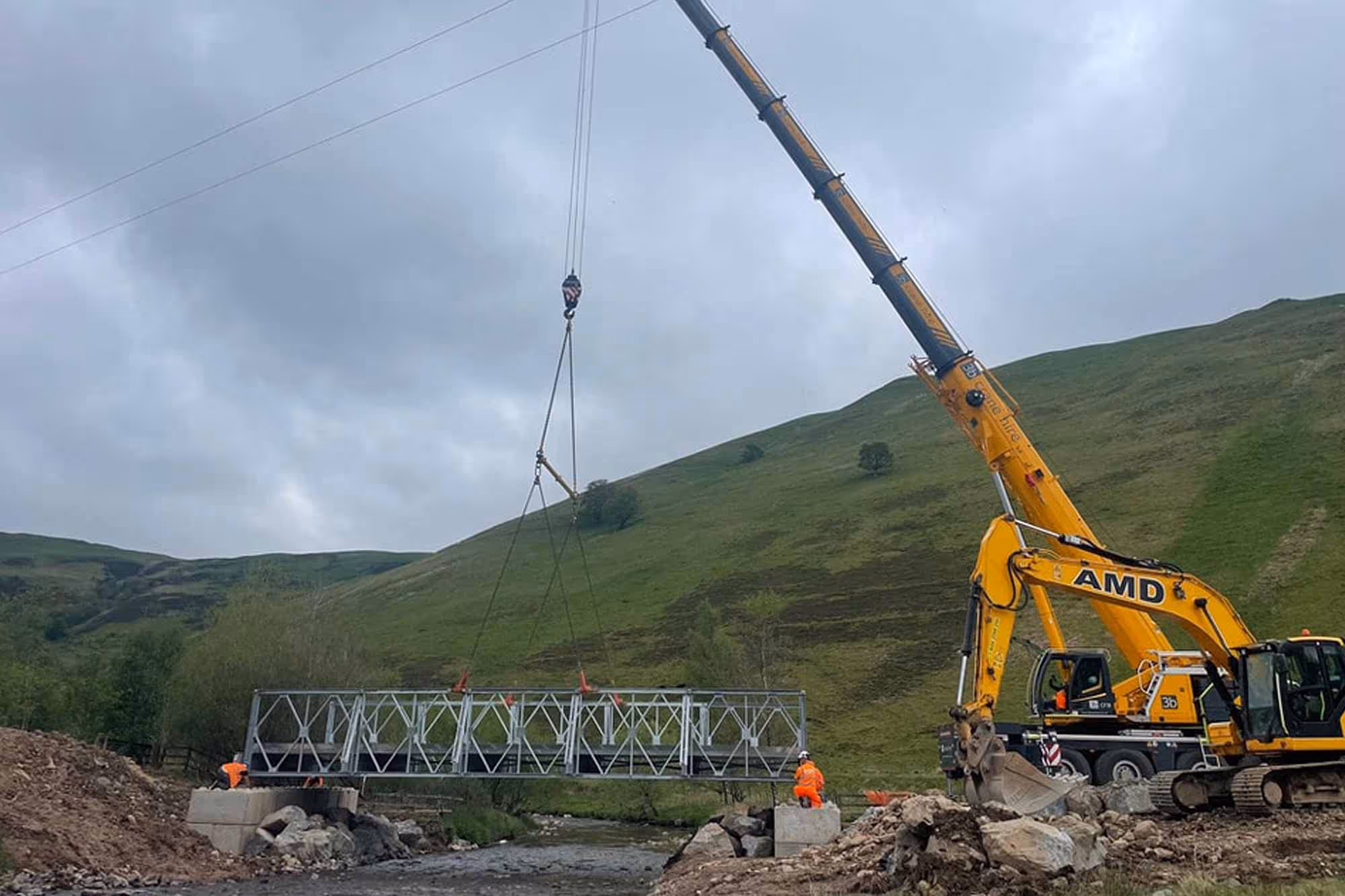 Bridge Construction underway Euroforest