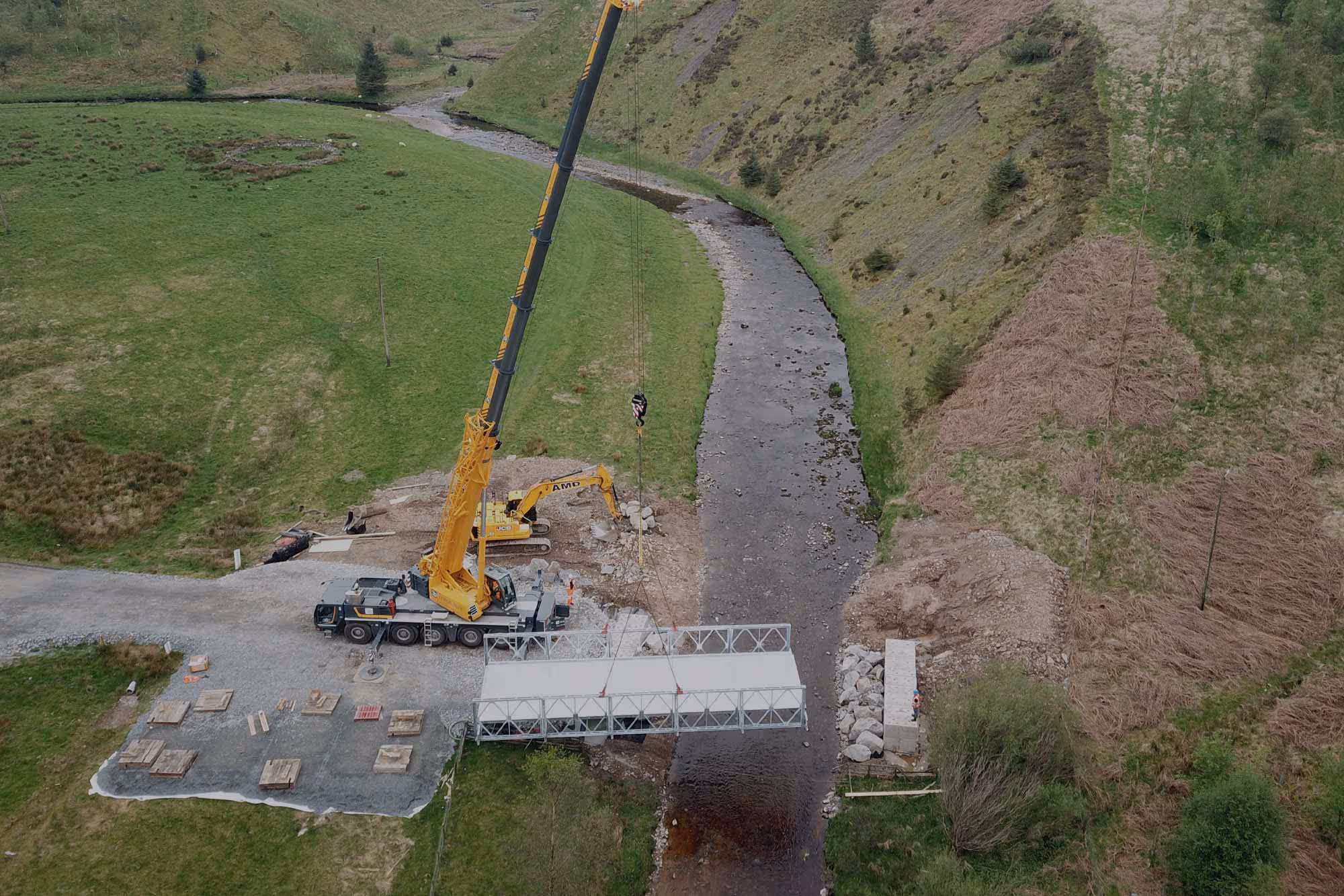 Euroforest Infrastructure image showing bridge construction