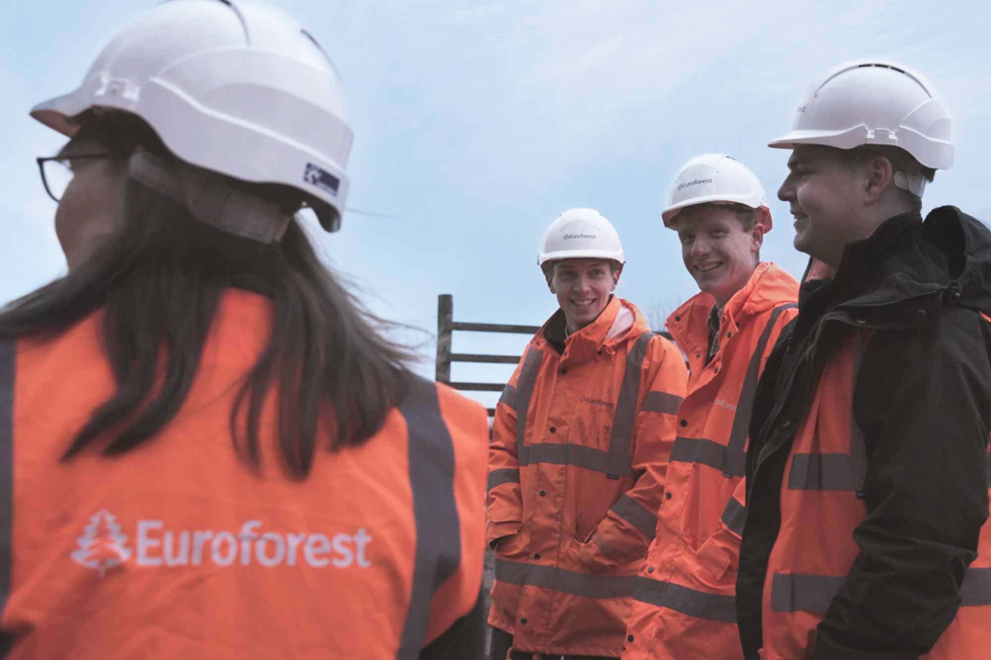 Euroforest Apprentices on-site