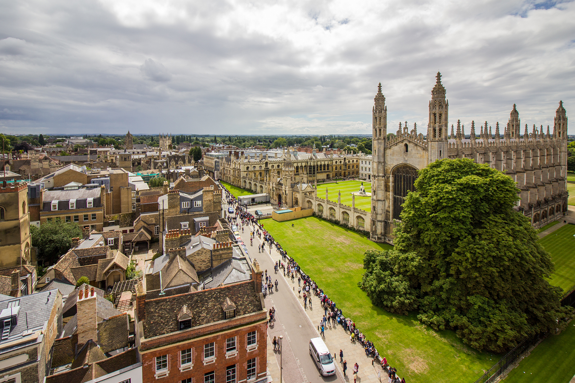 A view over Cambridge University