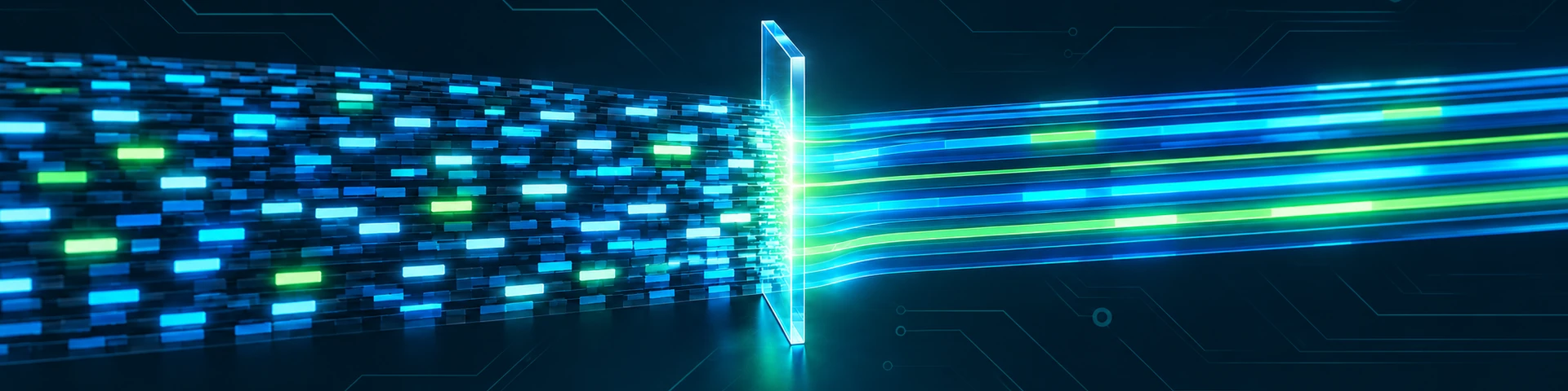Database rows pass through a single execution boundary and emerge as parallel native execution lanes