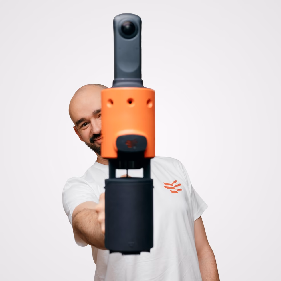 LumoScanner als Hardware zur Vermessung von Räumen in Bestandsgebäuden 