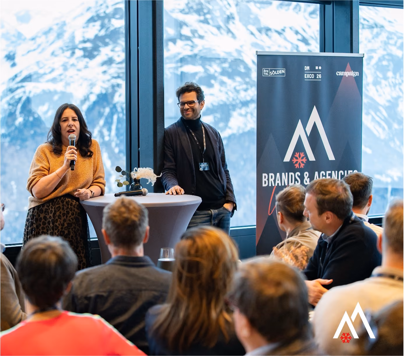 Speaker Vorträge Saalbach bei der Brands & Agencies WINTER SUMMIT Robinson Fieberbrunn