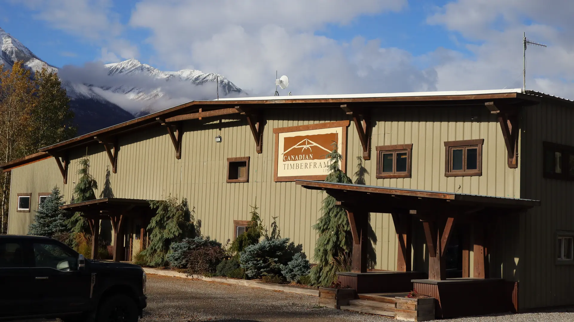 Canadian Timberframes manufacturing facility
