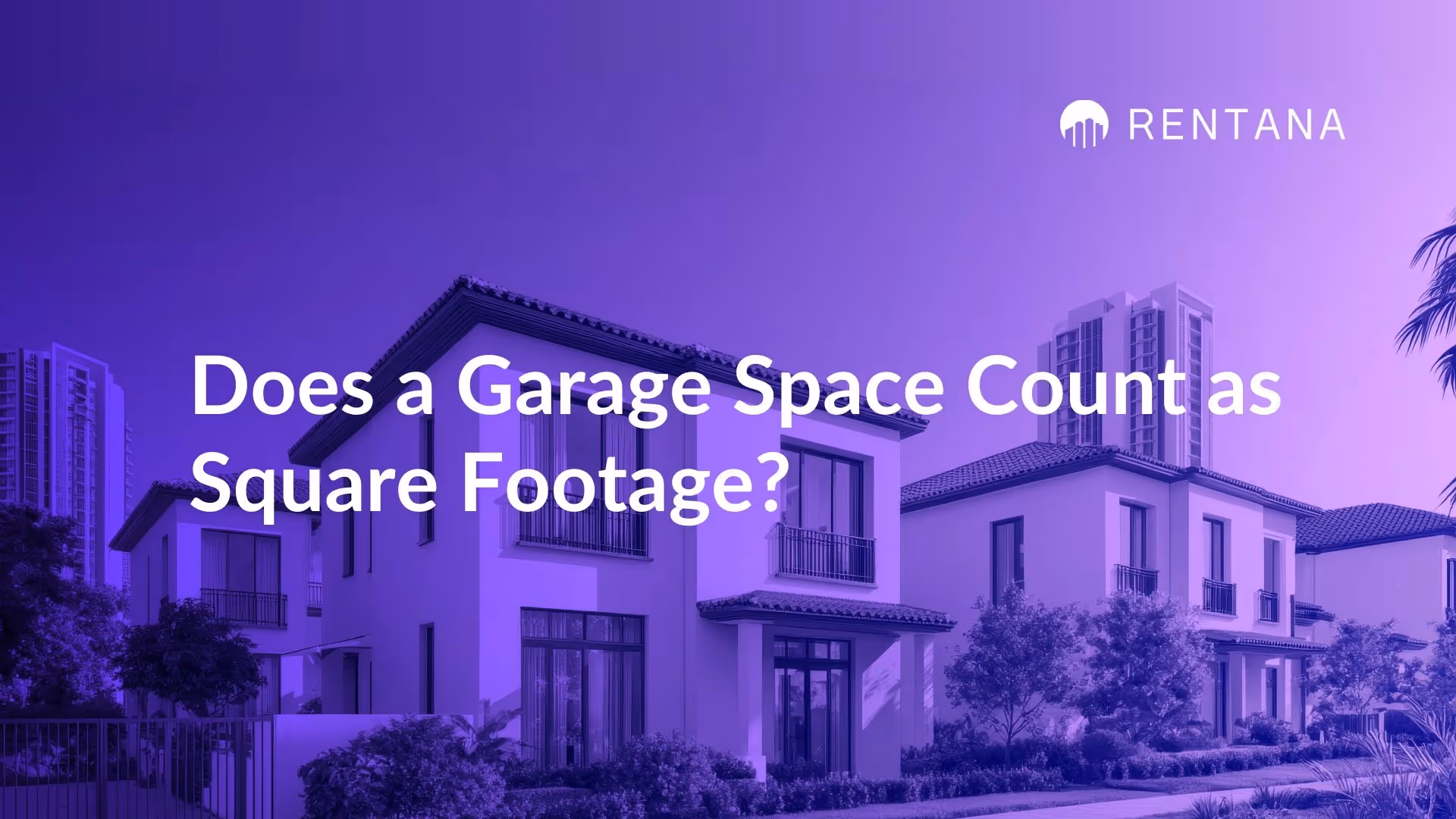 does a garage count as square footage