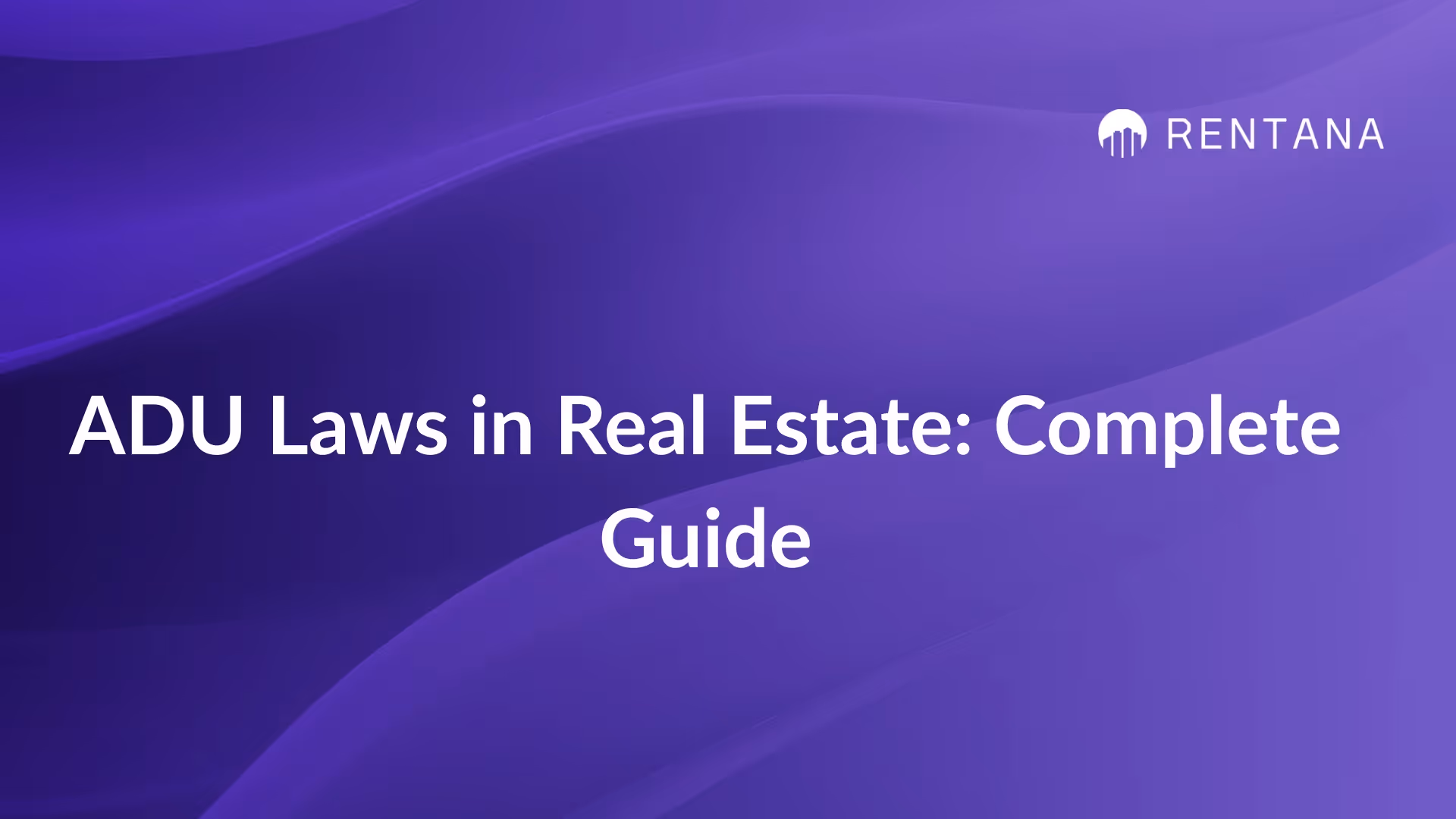 real estate adu laws