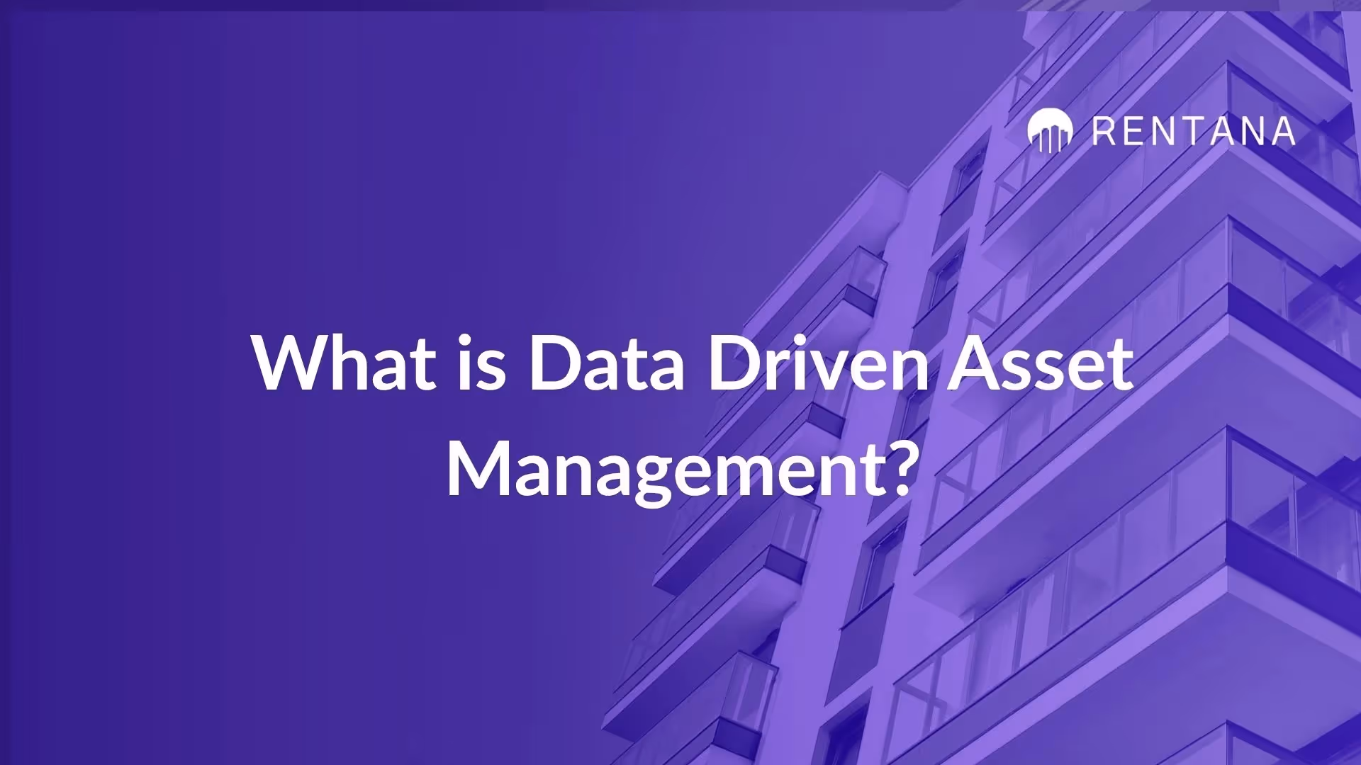 data driven asset management in real estate