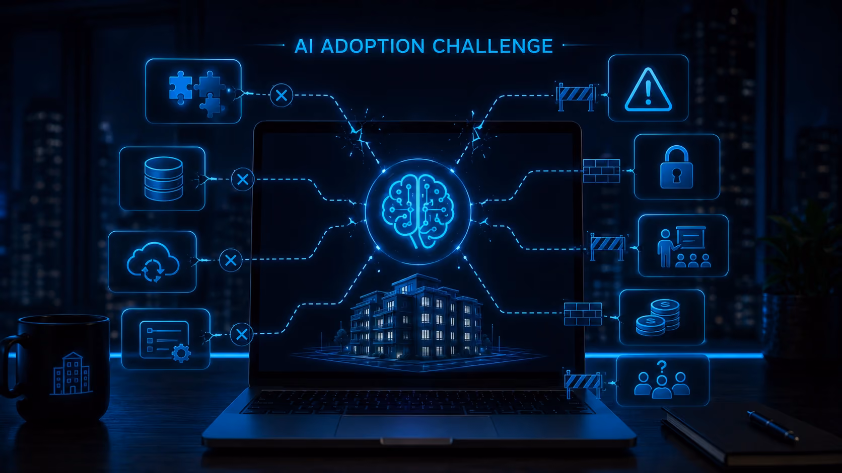 ai adoption challenges in real estate