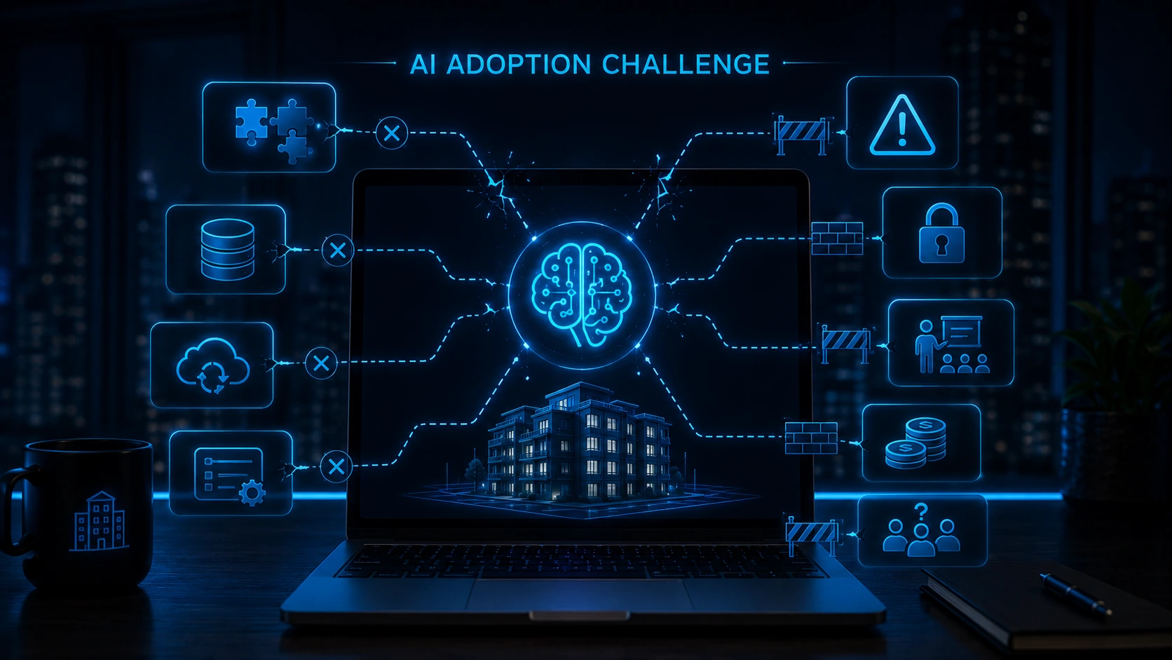 ai adoption challenges in real estate