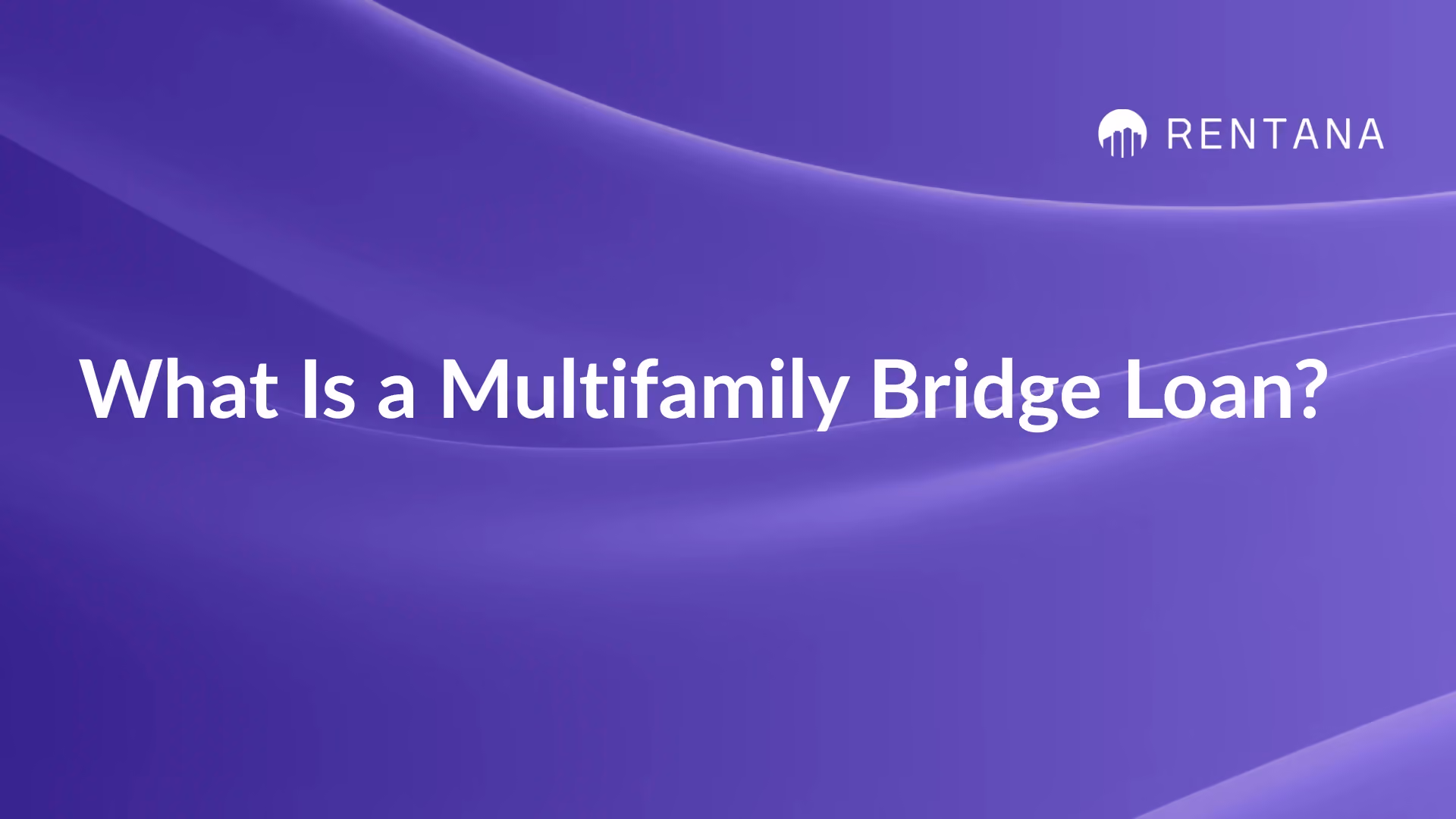 multifamily bridge loan