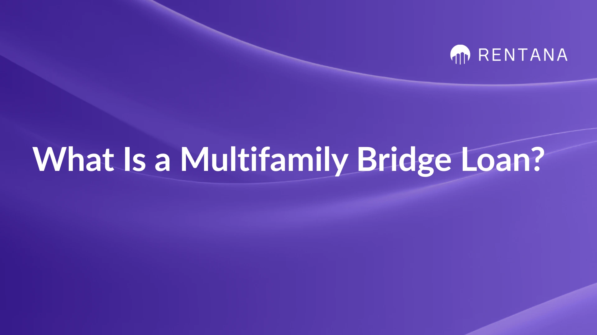 multifamily bridge loan
