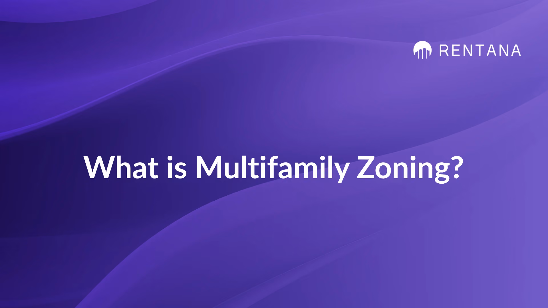 what is multifamily zoning