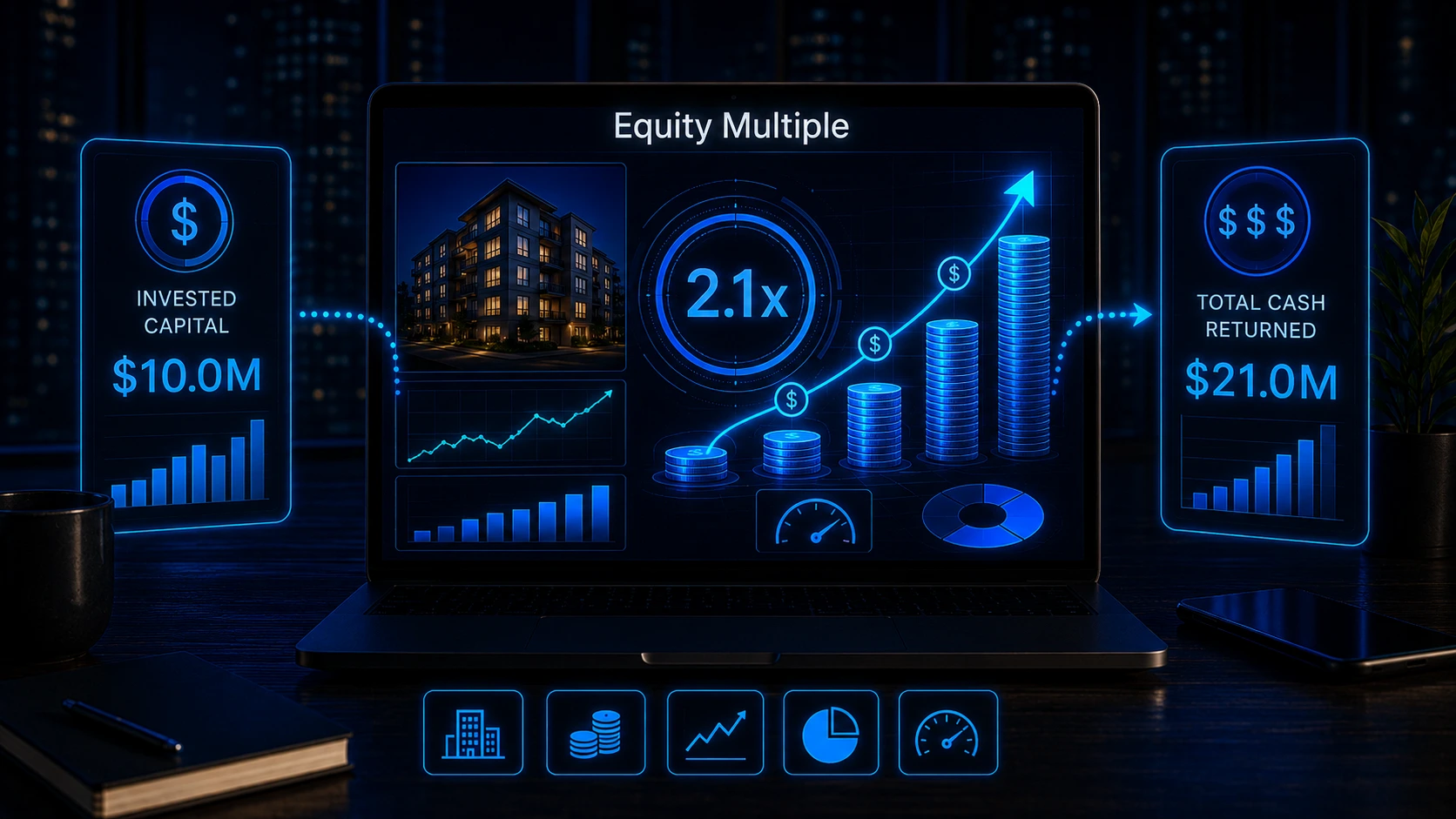 how to calculate equity multiple in real estate