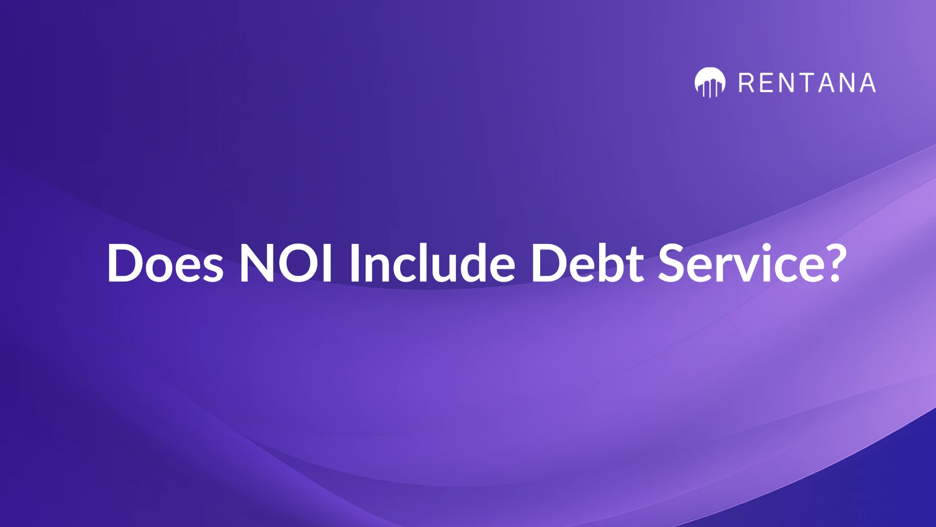 does noi include debt service