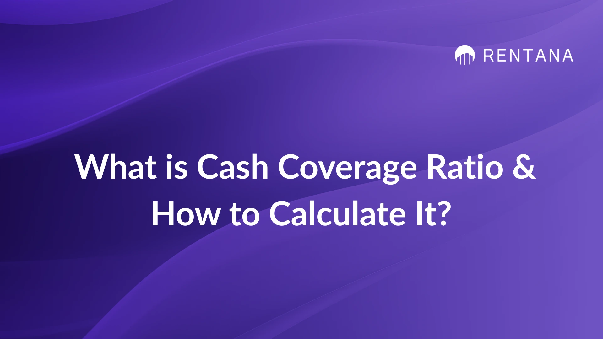 cash coverage ratio
