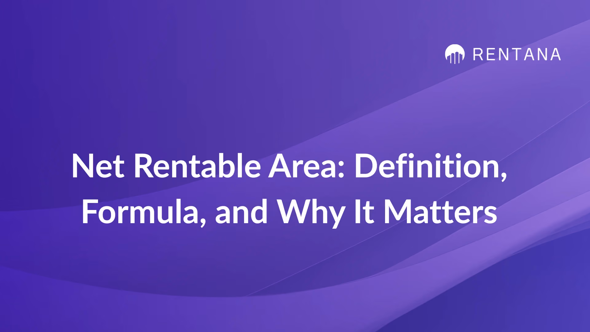 net rentable area