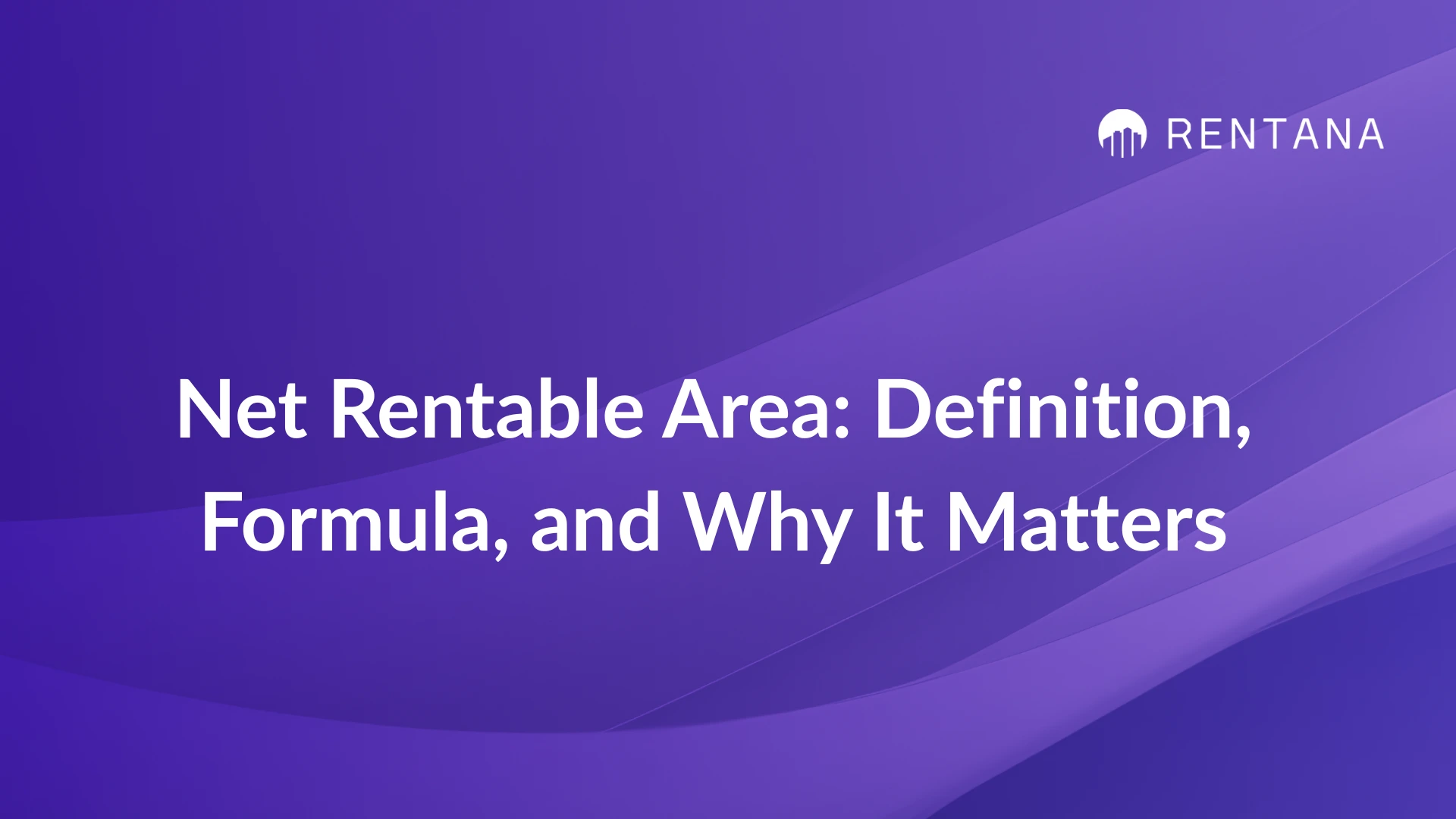 net rentable area