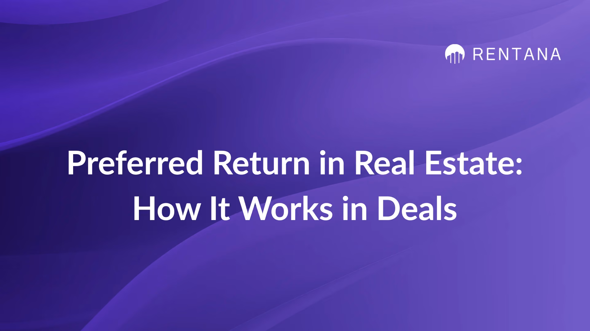 preferred return in real estate