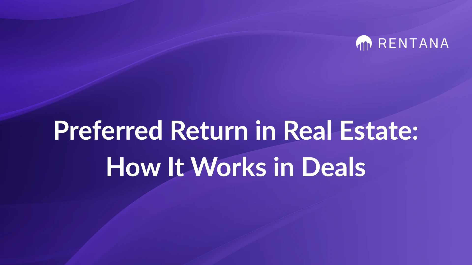 preferred return in real estate
