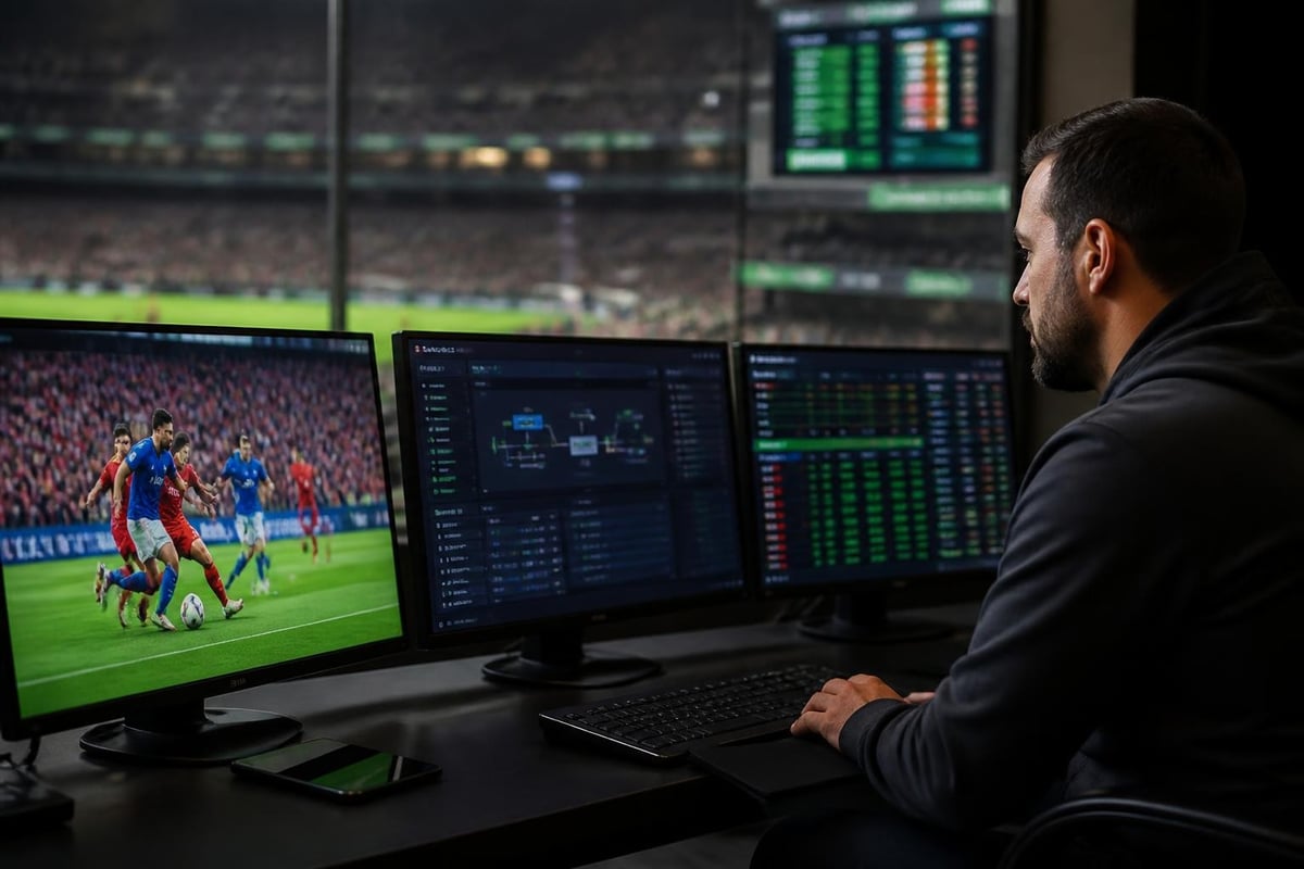 Live betting data flow