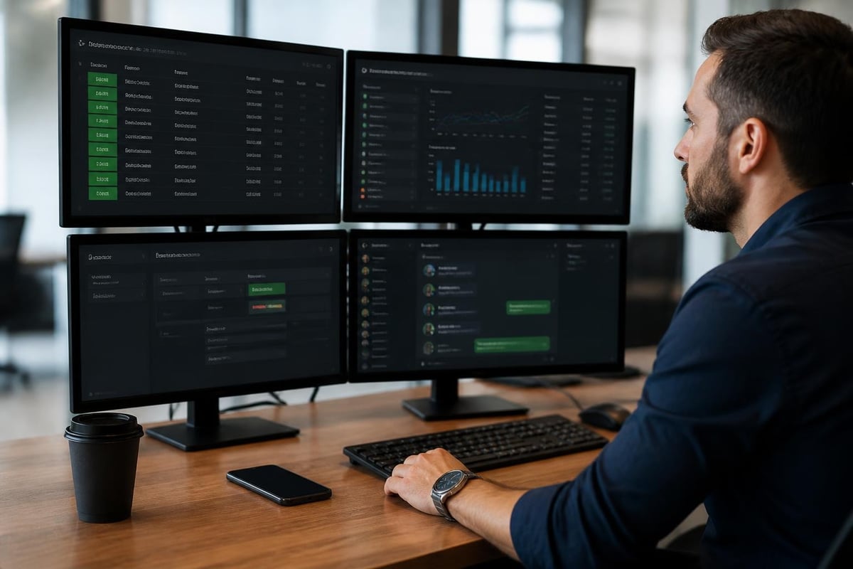 Agent management dashboard