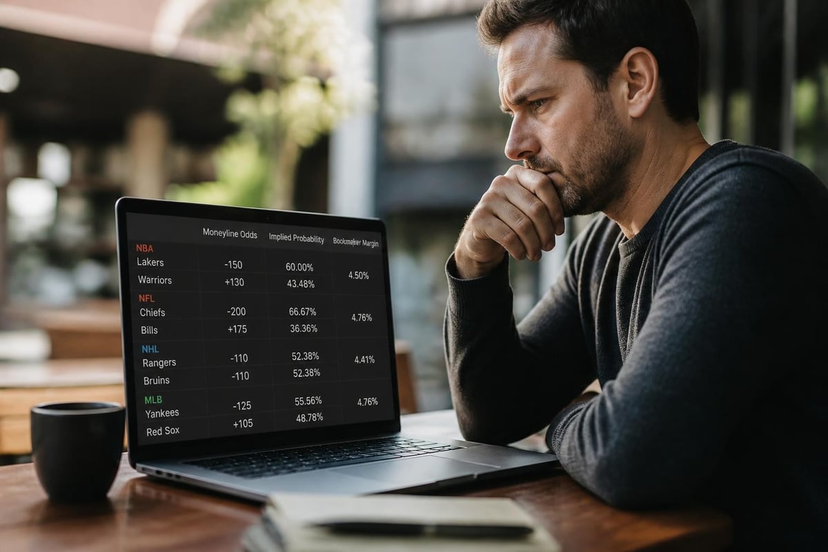 Moneyline betting structure