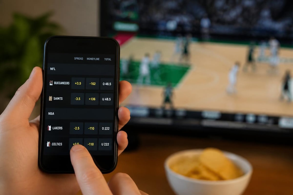 Point spread betting mechanics