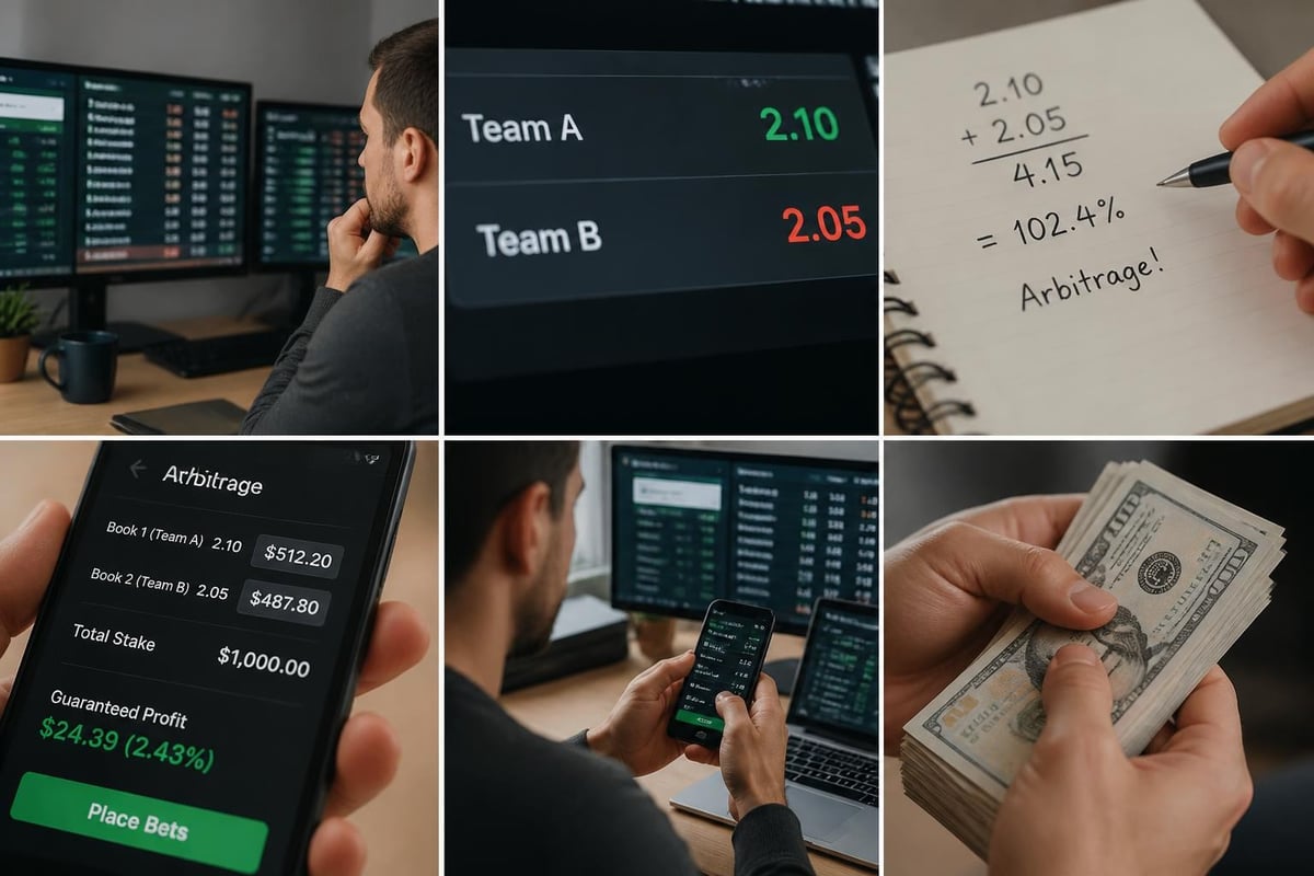 Arbitrage betting process flow