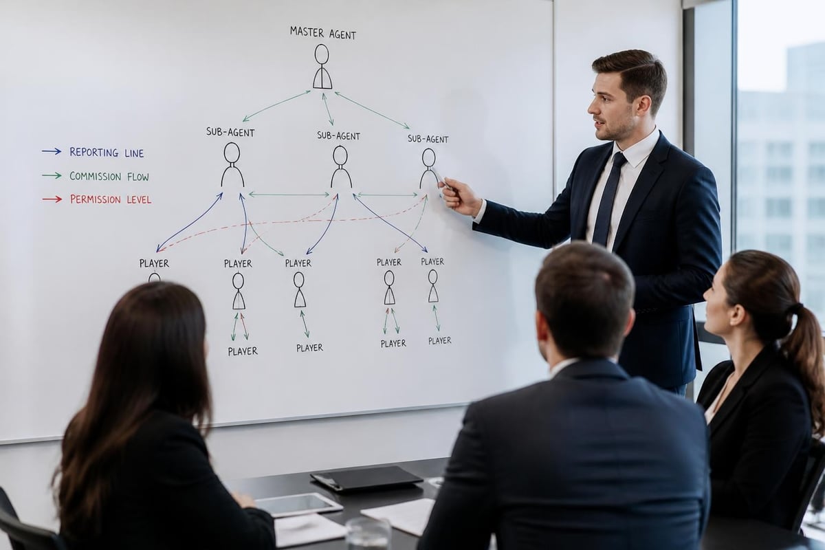 Agent management structure