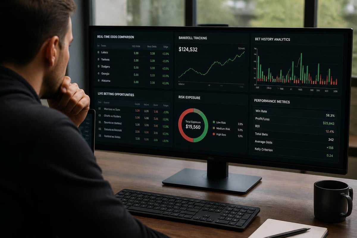 Professional betting platform features