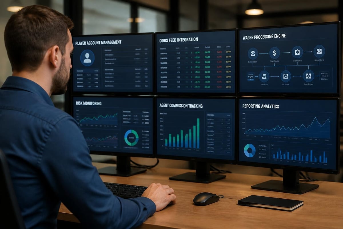 Software sports betting platform architecture