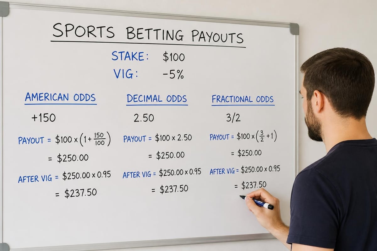 Betting slip odds calculation