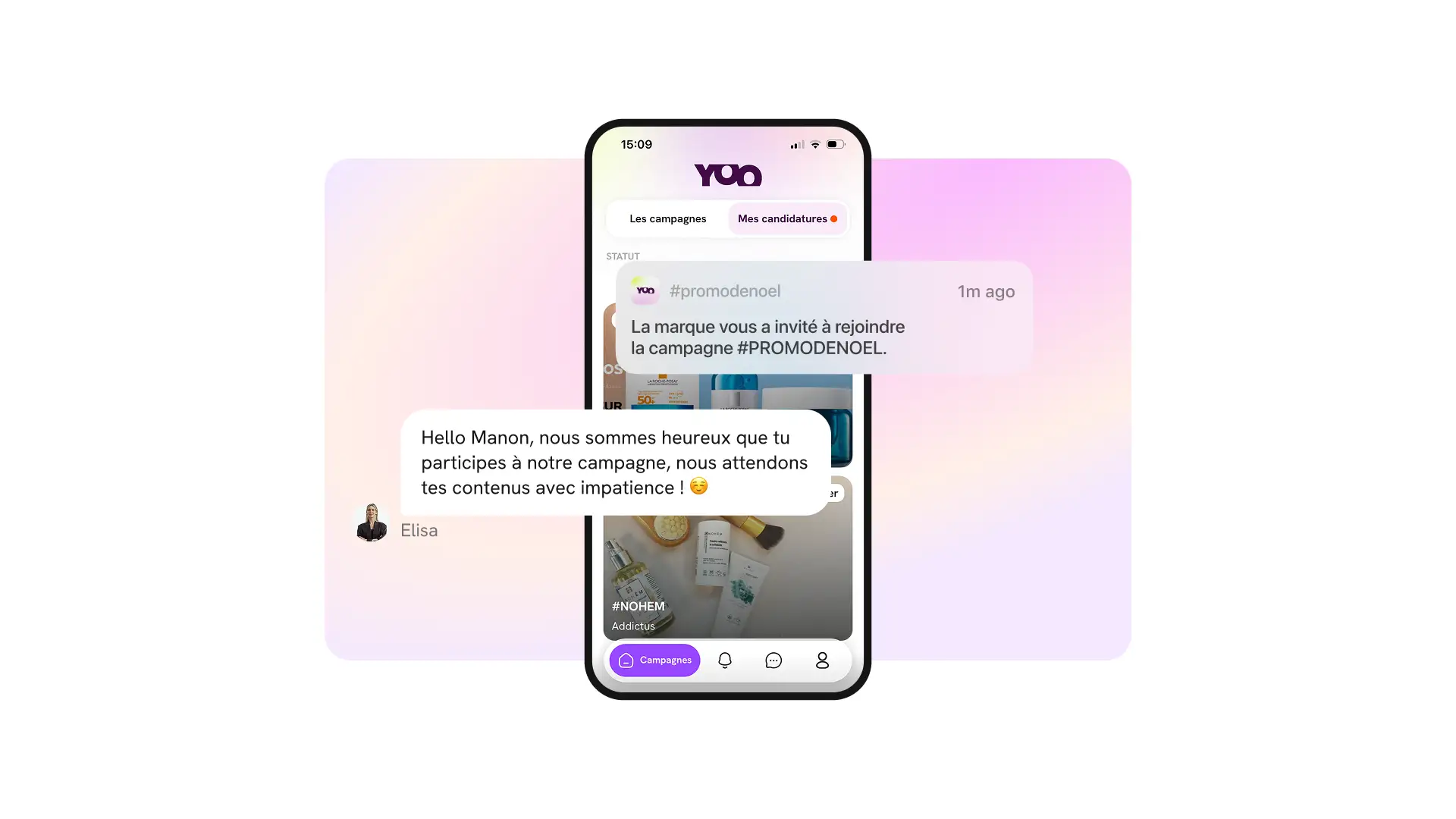 YOO, la plateforme UGC lance son application mobile.