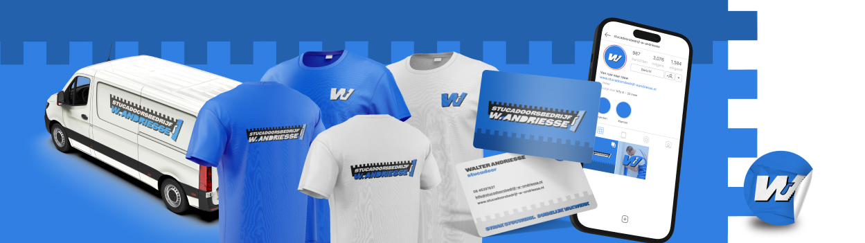 Branding gaat verder dan vormgeving. Het bouwt aan herkenning, vertrouwen en een duidelijke positie in de markt. Het zorgt dat elk onderdeel van je communicatie dezelfde boodschap uitstraalt: van de toon in je offertes tot de kleuren op voertuigen. Wanneer alles klopt, ontstaat er iets wat klanten voelen: een merk dat betekenis heeft.