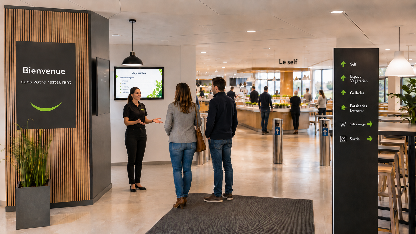 Créer un service plus serein, du sourire au scan plateau