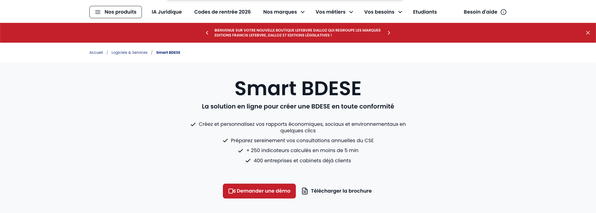 Image logiciel BDESE SmartBDESE