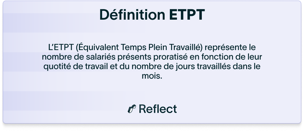 définition ETPT