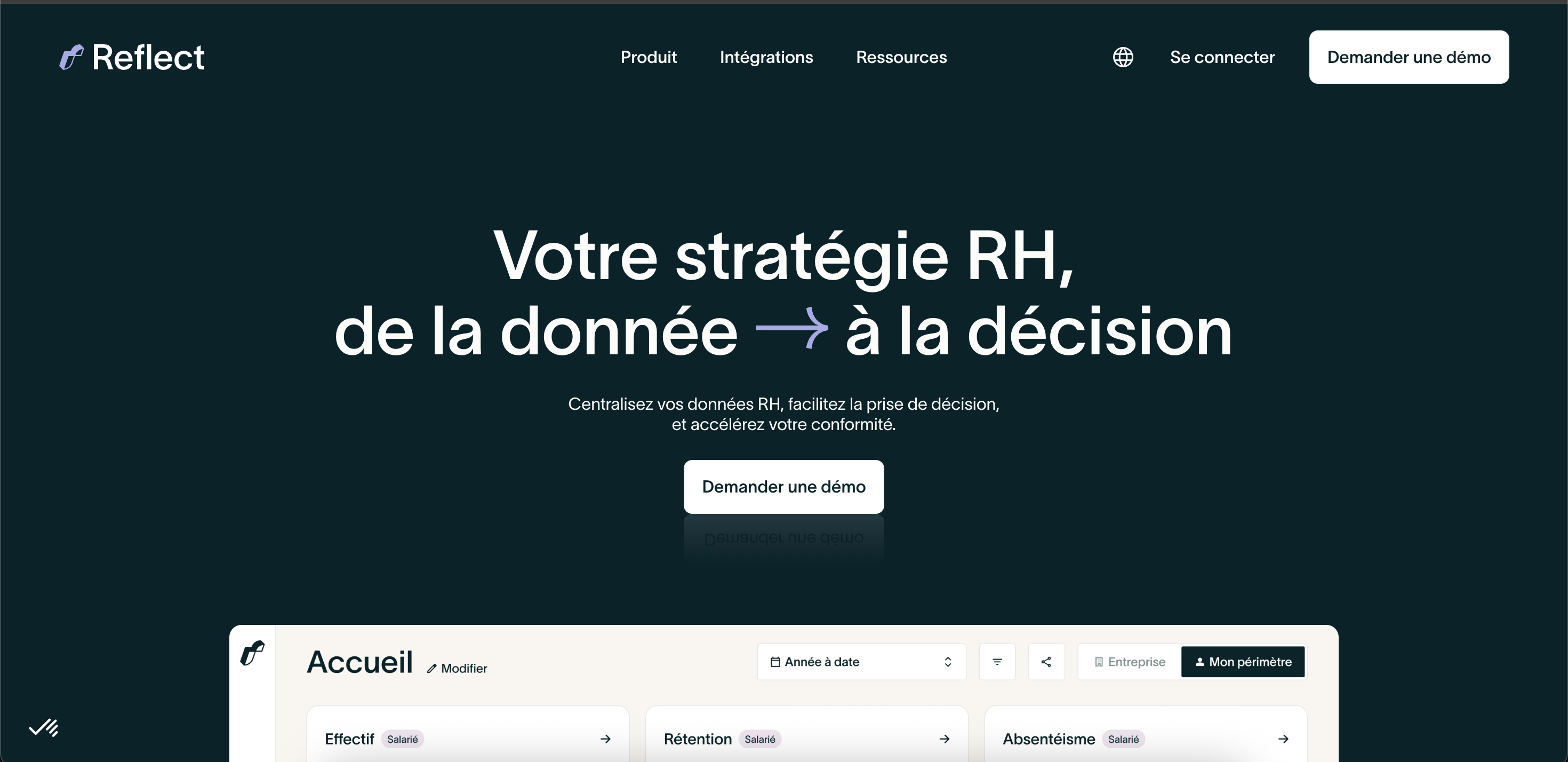 outil de reporting Reflect