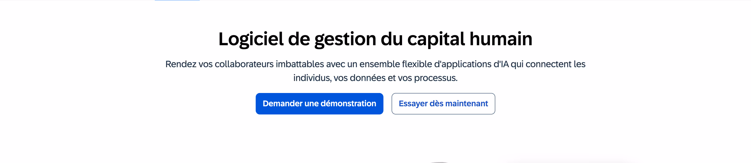 Logiciel SuccessFactors