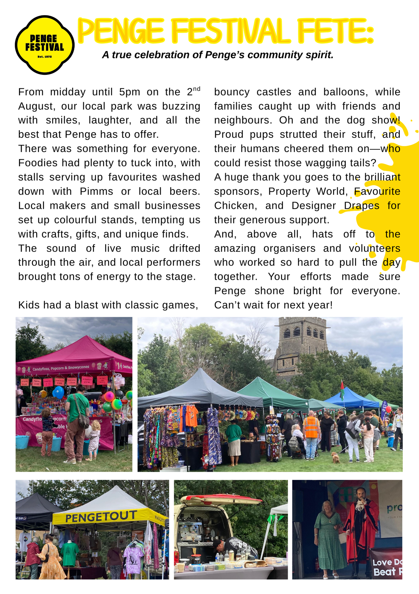 Penge Festival Fete
