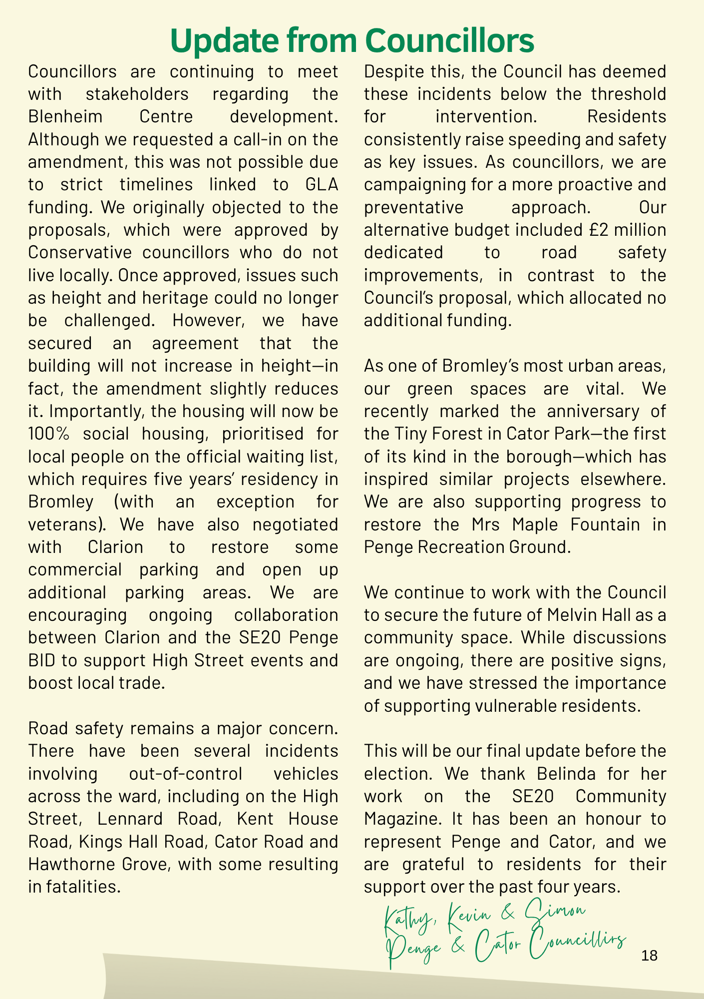 Councillors Update May 2026