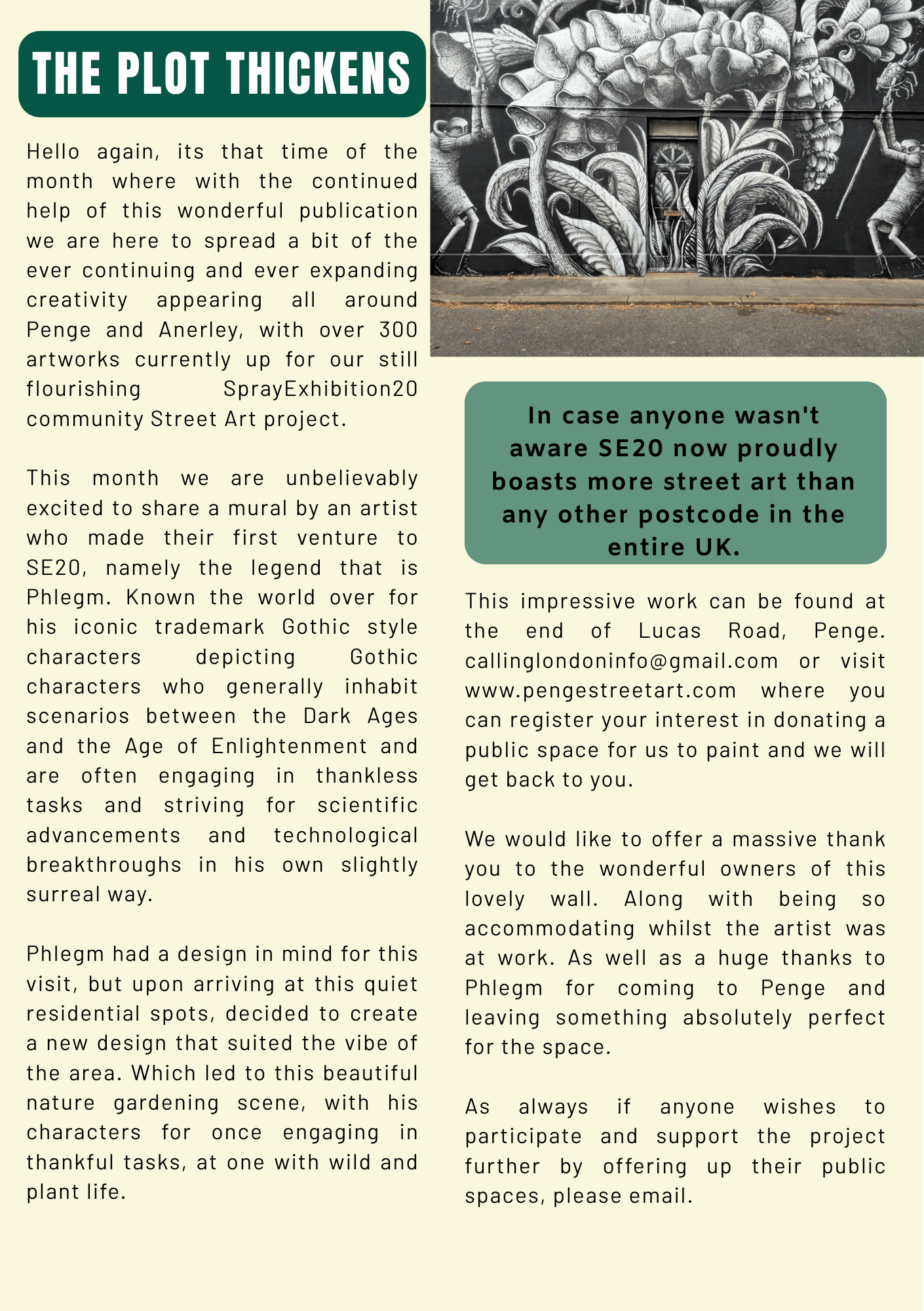 Street Art SE20 - Oct 26