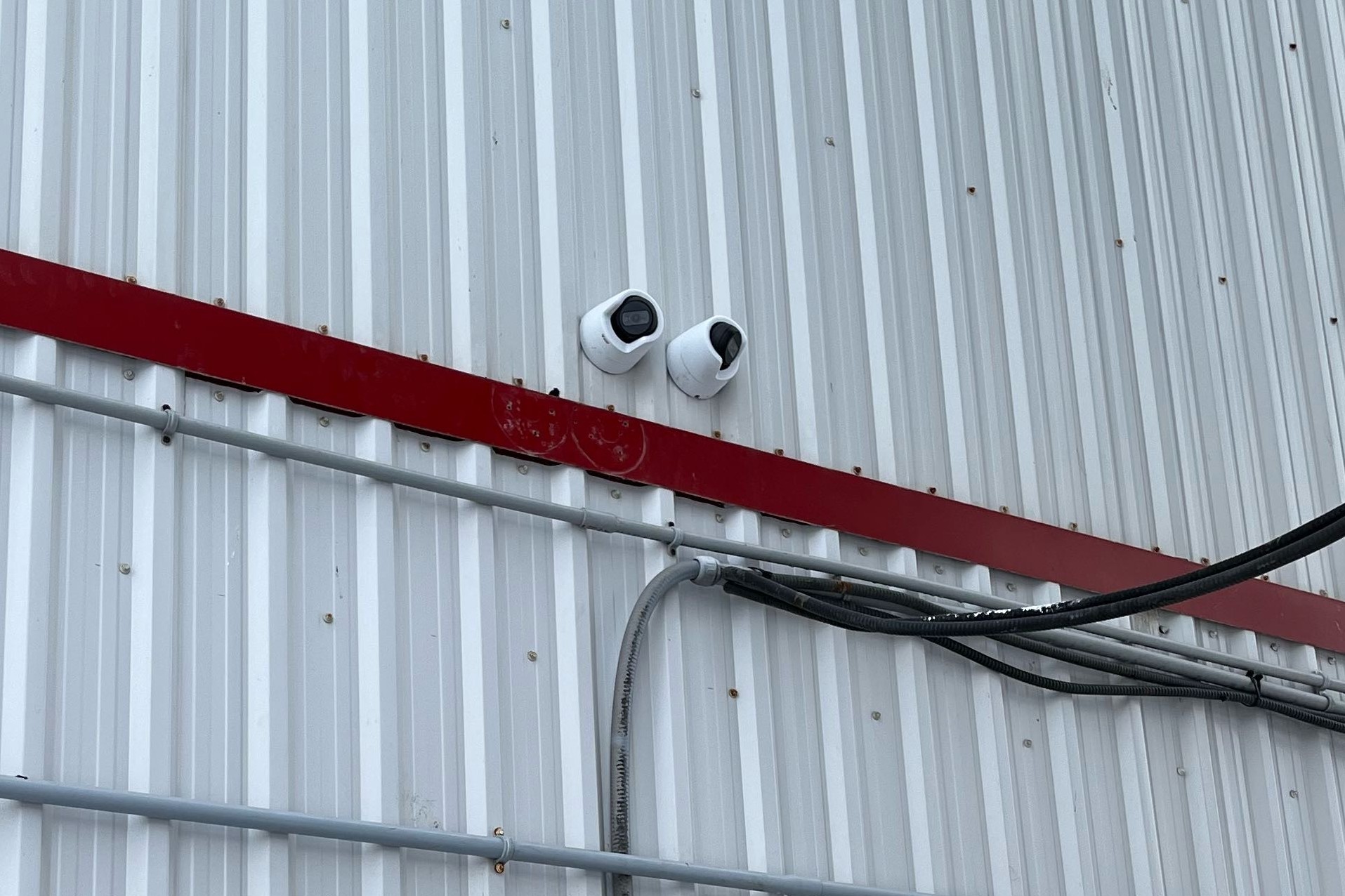 WireQ commercial security cameras covering a site