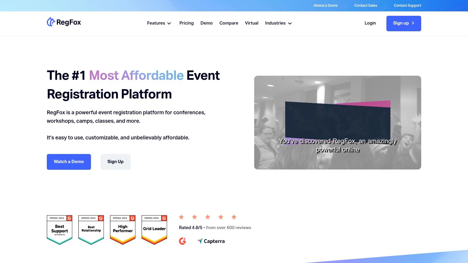 RegFox Event Registration Platform