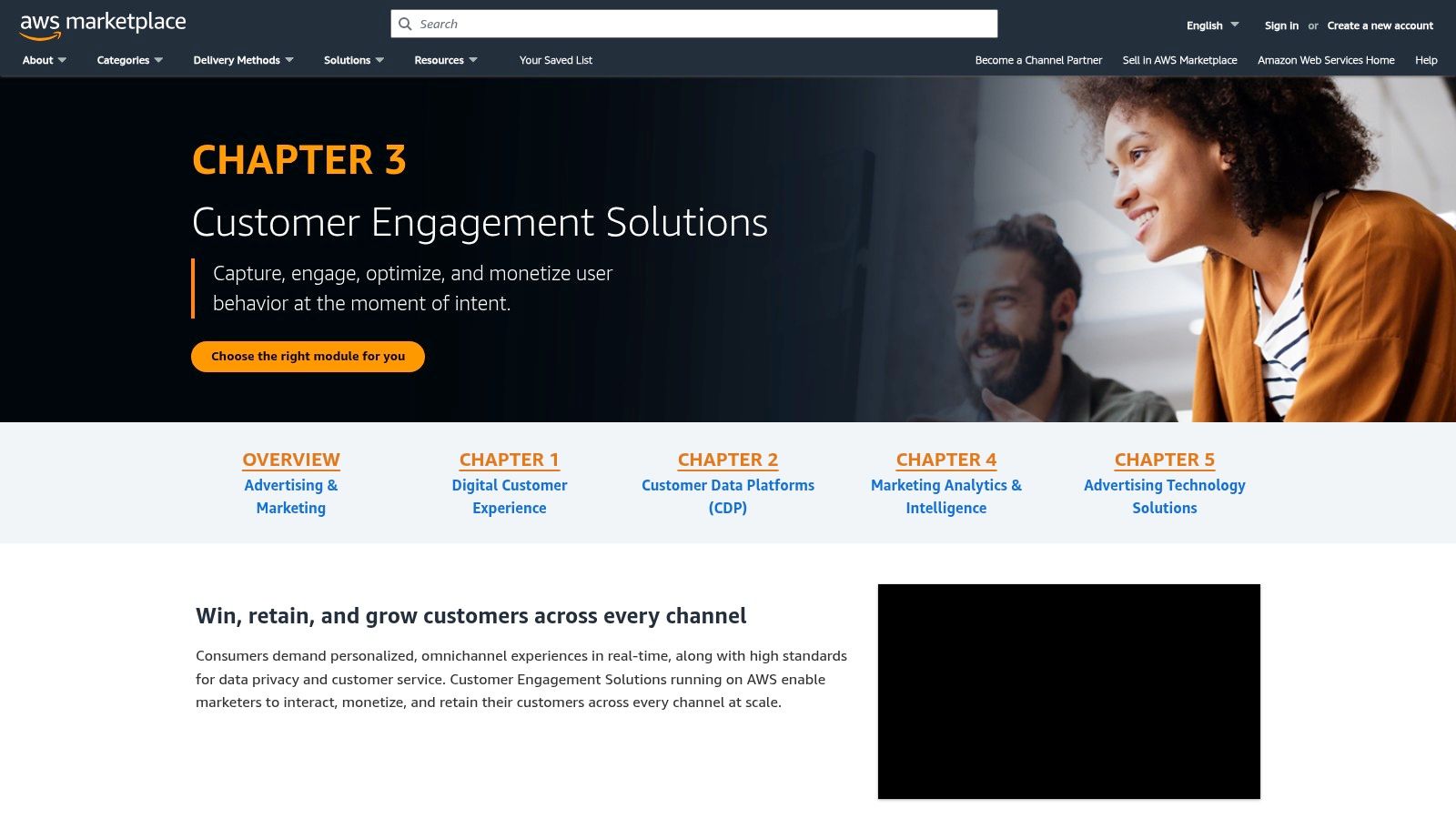 AWS Marketplace – Customer Engagement Solutions