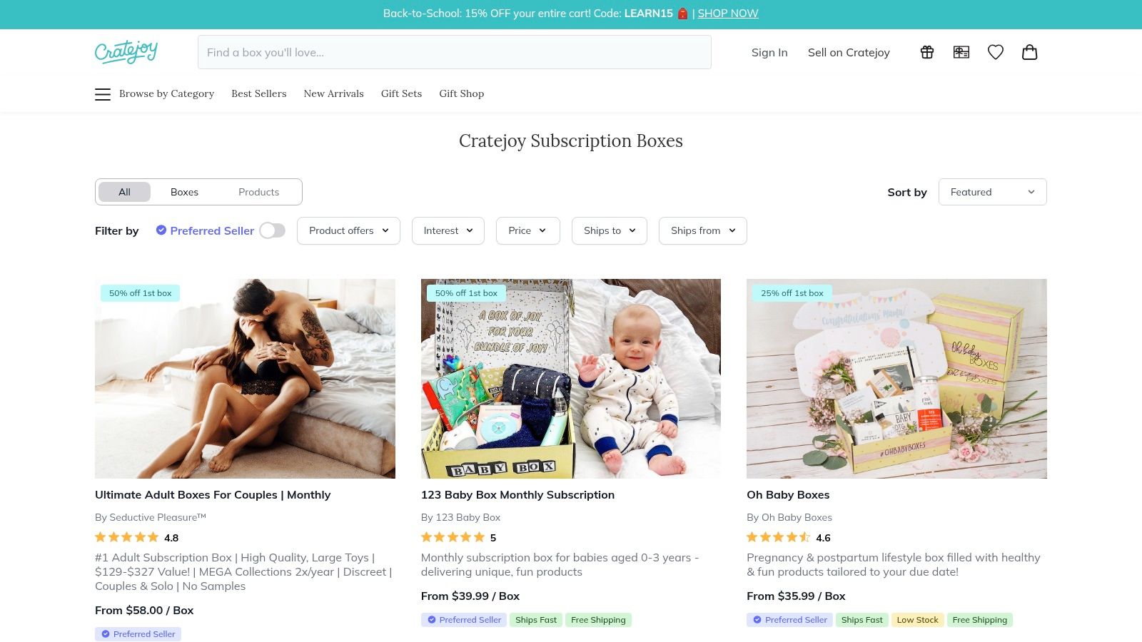 Cratejoy Marketplace
