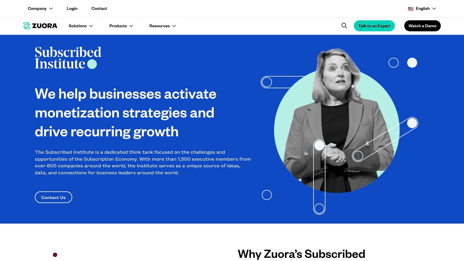 Zuora’s Subscribed Institute – Reports, Benchmarks, Case Materials