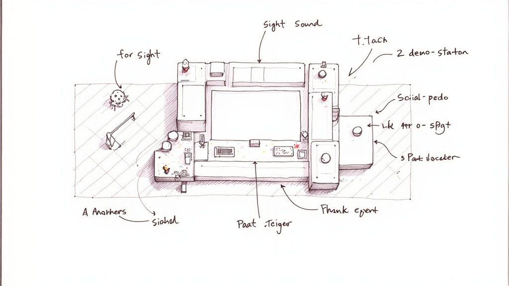 People interacting at a vibrant and engaging brand event