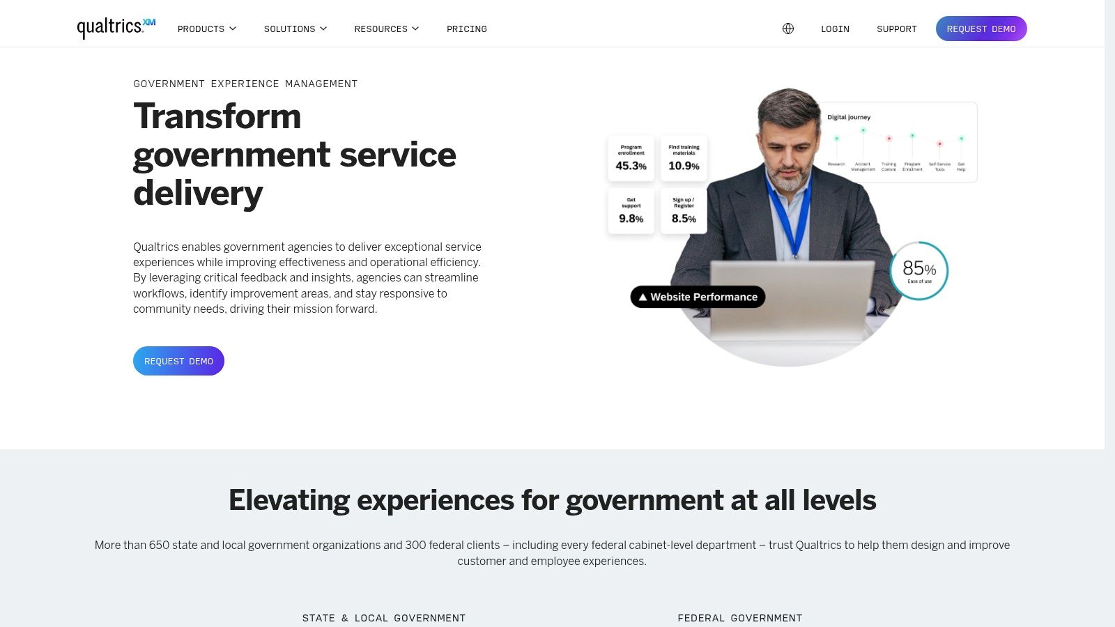 Qualtrics XM for Government